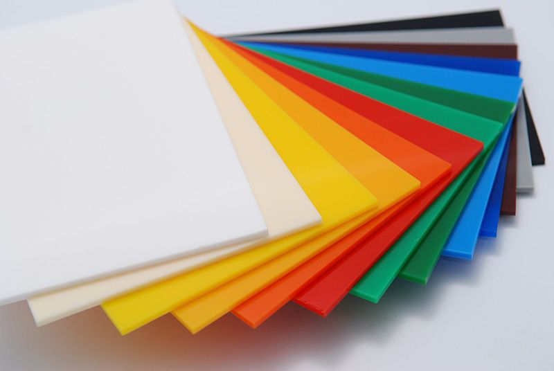 Acrílico de colores
